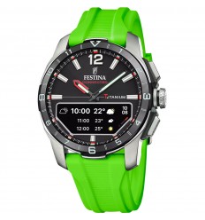 Rellotge Festina Connected D F23000/M híbrid titani negre amb corretja verda