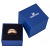 Anillo Swarovski Demi 5153294 cristal negro y transparente oro rosa