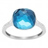 Anell Swarovski Dot 5184616 cristall blau bany de rodi