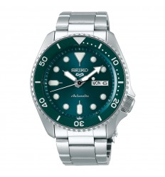 Reloj Seiko 5 Sports SRPD61K1 SKX automático acero 42,5 mm verde azulado