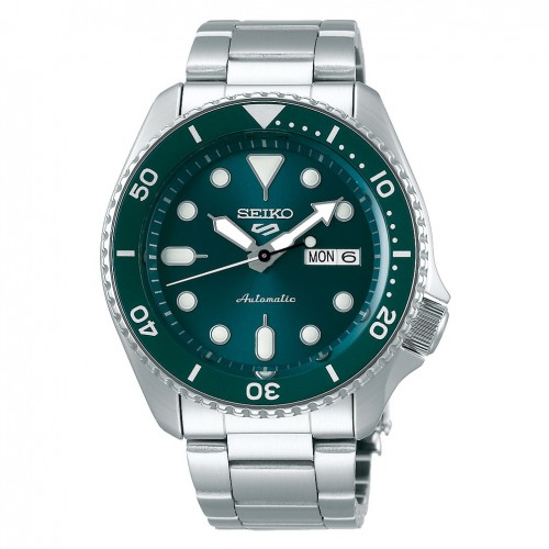 Reloj Seiko 5 Sports SRPD61K1 SKX automático acero 42,5 mm verde azulado