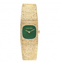 Reloj Calvin Klein 25100228 Sophisticated Square dorado mujer verde