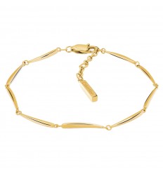 Pulsera Calvin Klein 35000997 dorada mujer acero chapado en oro