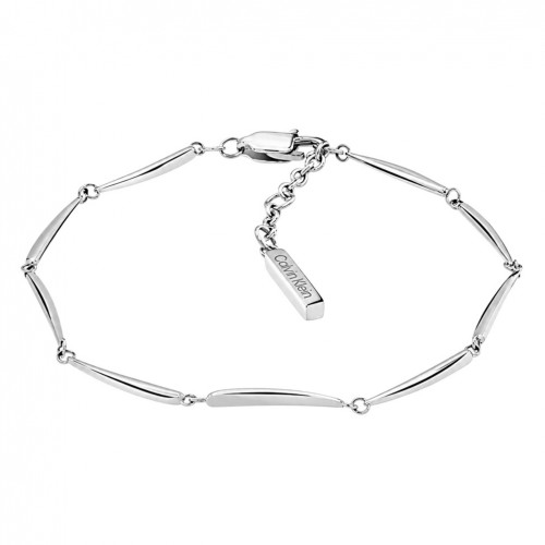 Pulsera Calvin Klein 35000996 Elongated Drops plateada mujer