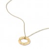 Collar Calvin Klein 35001016 Fluid Forms dorado mujer con colgante