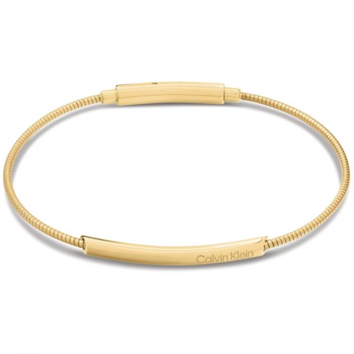 Calvin Klein Tubular Two-Tone bracelet 35000985 women gold steel