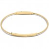 Pulsera Calvin Klein Tubular Two-Tone 35000985 mujer acero dorado