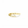 Anell Mabina 523547 plata daurada amb diamant lab-grown 0,10 ct