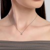 Colgante Mabina 553931 plata rodio con diamante lab-grown 0,41 ct
