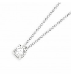 Colgante Mabina 553931 plata rodio con diamante lab-grown 0,41 ct