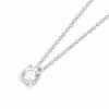 Colgante Mabina 553931 plata rodio con diamante lab-grown 0,41 ct