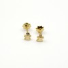 Birth baby girl Earrings yellow Gold and Diamonds 155055AOB 