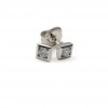 White Gold and Diamond Earrings R2168