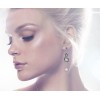 Rosette Swarovski Earrings Dark. Fashion Jewelry. 5028899