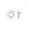 Rellotge Swatch Chrono Plastic Twice Again White. SUSW402