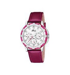 Lotus Glee watch red leather strap 15746/3