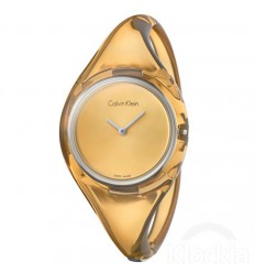 Calvin Klein watch Pure collection in yellow color. K4W2MXF6. K4W2SXF6