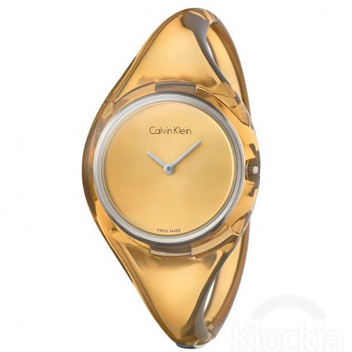 Calvin Klein watch Pure collection in yellow color. K4W2MXF6. K4W2SXF6
