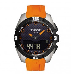 Tissot watch. T-Touch Expert Solar orange touch. T0914204705101