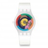 Swatch White Sistem SISTEM51 collection. Swatch Automatic white with white strap SUTW400