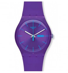 Swatch New Gent watch PURPLE REBEL SUOV702