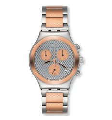 Grill Chill Rellotge Swatch Chrono acer inoxidable gris. YCS581G