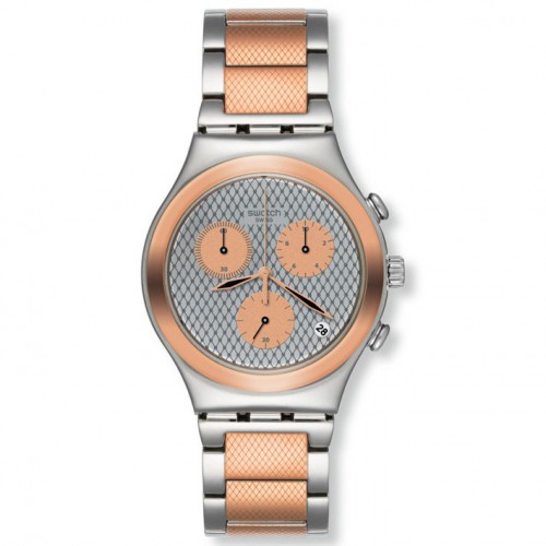 Grill Chill Rellotge Swatch Chrono acer inoxidable gris. YCS581G