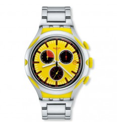Swatch Irony Xlite Lemon Squash cronómetro aluminio color amarillo. YYS4002AG