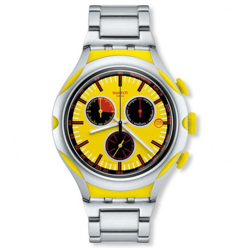 Swatch Irony xlite Lemon Squash cronòmetre alumini color groc. YYS4002AG