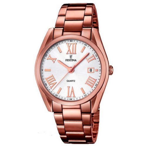 Reloj Festina F16791/1 mujer color chocolate con calendario 37 mm