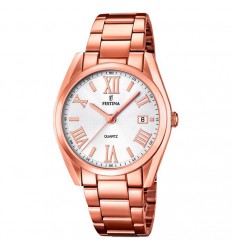 Reloj Festina mujer color cobre F16793/1 con calendario 37 mm