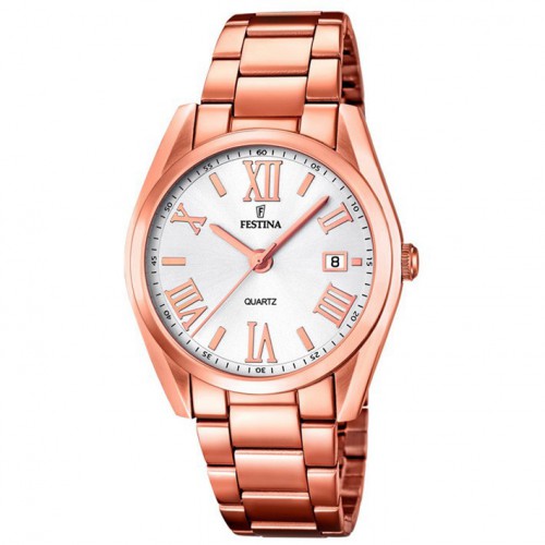 Reloj Festina mujer color cobre F16793/1 con calendario 37 mm