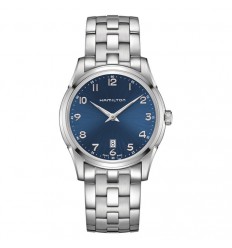 Hamilton watch Thinline H38511143 stainless steel blue dial