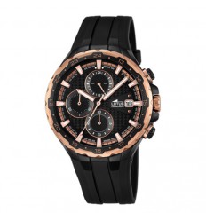 Reloj Lotus hombre 18188/1 tratamiento IP negro correa caucho