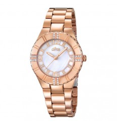 Lotus Trendy woman in pink gold plated 15908/1 mother of pearl dial diameter 34.50 mm