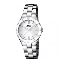 Trendy watch Lotus woman 15895/1 stainless steel and silver dial