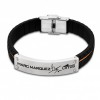  Polsera Lotus Style Marc Marquez LS1681-2/1 cautxú negre detall taronja