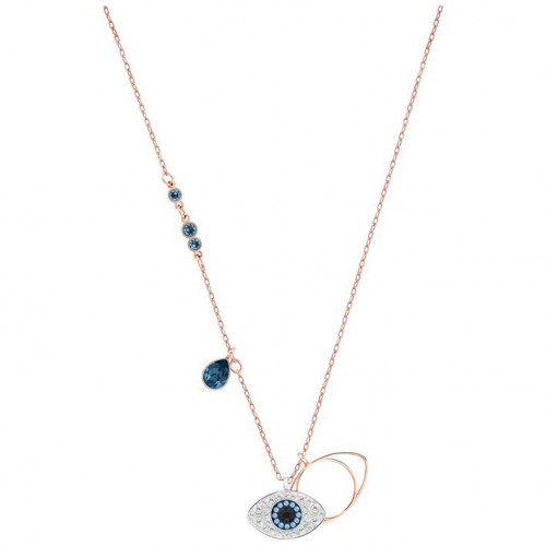 Evil Eye colgante Swarovski ojo turco bañado en oro rosa 5172560