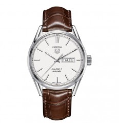 Tag heuer Carrera automático day-date WAR201B.FC6291 correa piel marrón