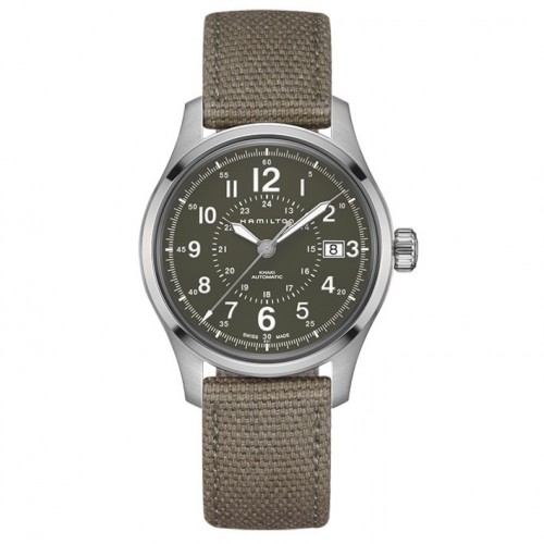 Rellotge Hamilton Khaki Field H70595963 automàtic color verd 40mm.