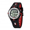Rellotge Calypso digital corretja cautxú color negre i vermell K5511/4