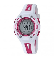 Reloj Calypso sumergible para mujer en color blanco y rosa K5666/3