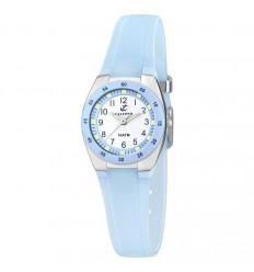 Calypso watch rubber strap blue K6043/D with Arabic numerals