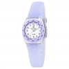 Calypso K6043/E purple rubber strap watch with Arabic numerals