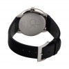 Calvin Klein Minimal Watch woman black leather strap K3M221C4
