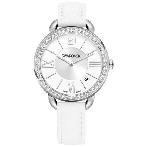 Rellotge Swarovski Aila Day blanc amb pedres 5095938 diàmetre 37 mm
