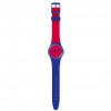 Blue Loop GS148 Swatch watch blue and red diameter 34 mm