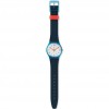 Reloj Swatch plástico caja azul Back To School con números GS149