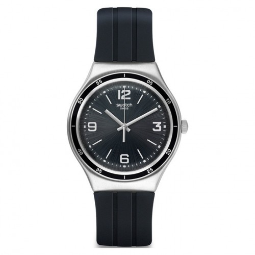 Reloj Swatch irony correa silicona acero inoxidable Shiny Black YGS132