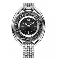Swarovski Crystalline Oval Black 5181664 reloj en acero inoxidable pulido